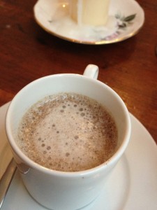 Wiggies - black pudding cappuccino