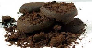 spent coffee grounds