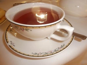 Blackcurrant and Lavender tea was just one of a vast selection