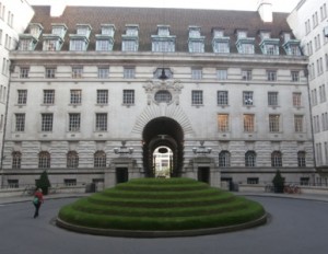 The beautiful London Marriot Hotel, County Hall