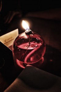 Oil candle at Indian Summer, Brighton