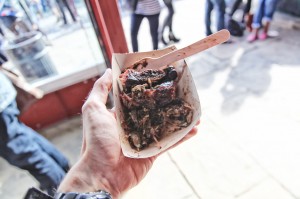 Meatopia UK - squid ink kimchee and beef shortrib