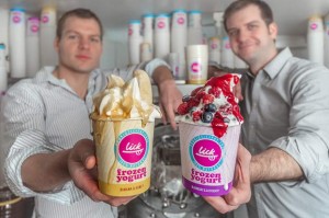 Ky and Owain from Lick yoghurt