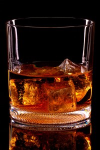 Rum on the rocks