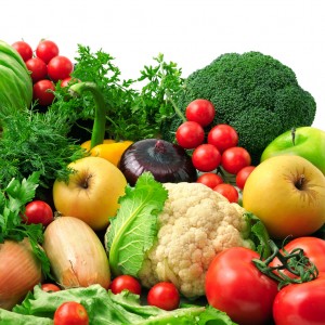 Fresh fruit and vegetables