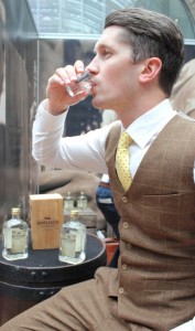 Bootlegger spirit's Peter Eaton, enjoying his creation.