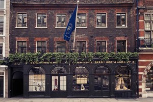 Berry Bros & Rudd's historic London storefront in St. James