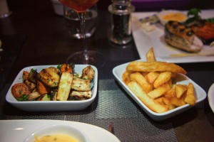 Hilton London Syon Park - Triple Cooked Chips & Vegetables