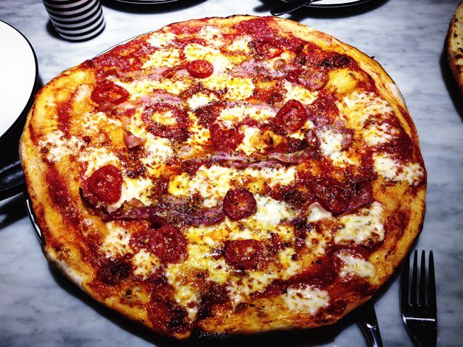 Pizza Express Winter Menu 2014 @ George Street, Croydon - Etna Pizza