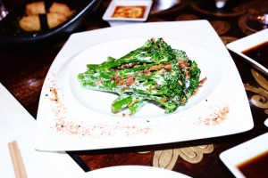 Gilgamesh London, The Stables Market, Chalk Farm Rd, Camden - Crispy Asian Broccoli with citrus dressing