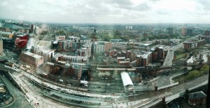 Panoramic views of Manchester