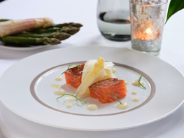 The Franklin Restaurant in Knightsbridge celebrates asparagus with new menu