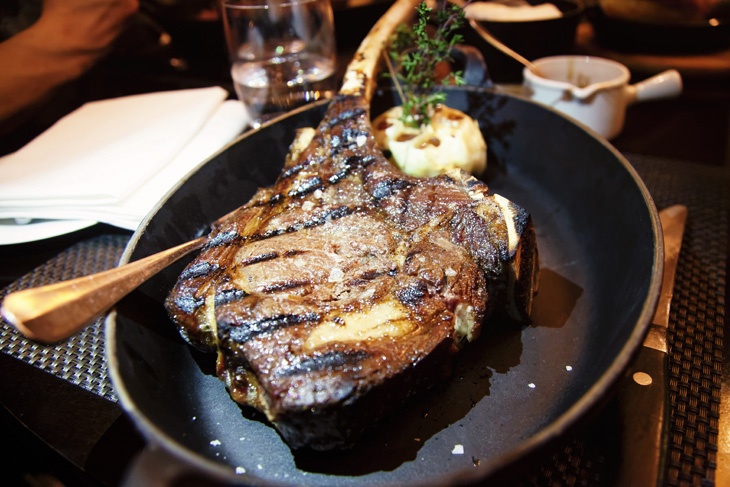 Tomohawk Rib Eye Steak @ JW Marriott Steakhouse